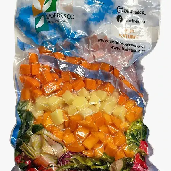 BASE CREMA DE ZAPALLO CON ZANAHORIA 5 PERSONAS (1 KG)