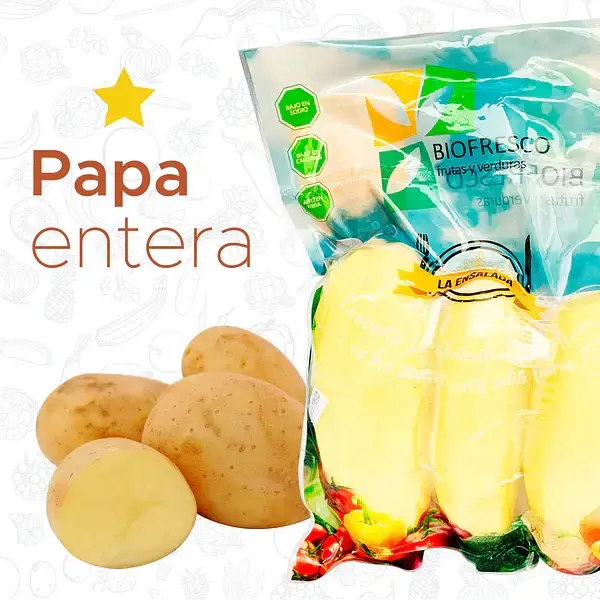 PAPA PELADA KG
