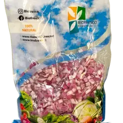 CEBOLLA MORADA CUBO 500 GRS